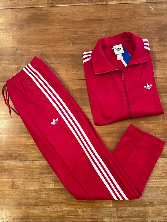 adidas Other - ADIDAS Firebird Classic Red Track Suit